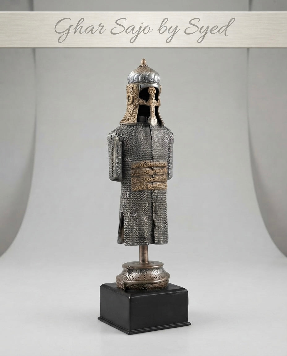 Medieval Knight Armor Bust Collectible Figurine