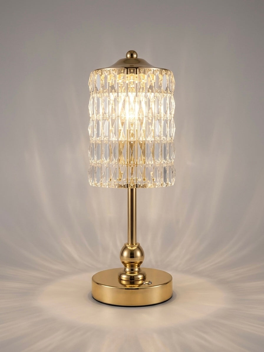 Elegant Touch-Control Crystal Table Lamp