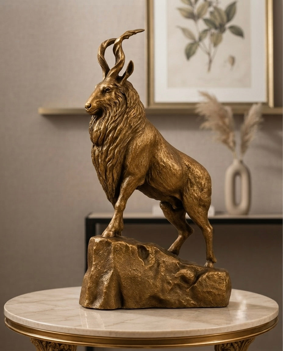 Markhor Tabletop Decor Figurine | Ghar Sajao
