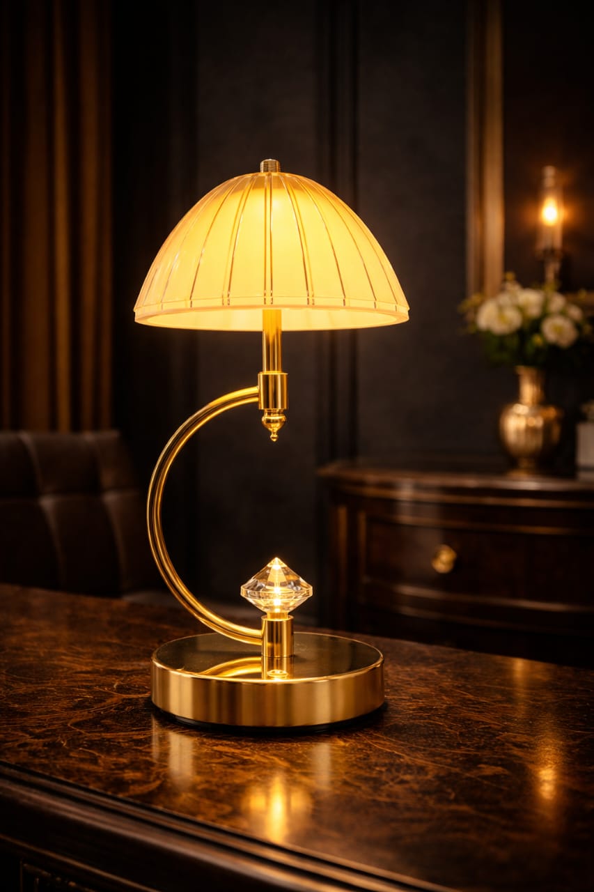 Modern Touch Lamp – Elegant by Curved Body Design