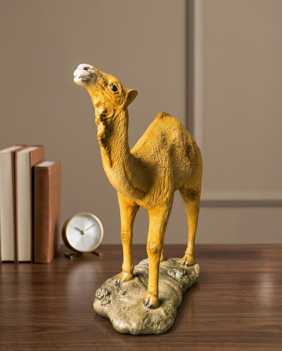 Majestic Camel Luxury Décor Sculpture – Premium Home & Office Decoration Piece