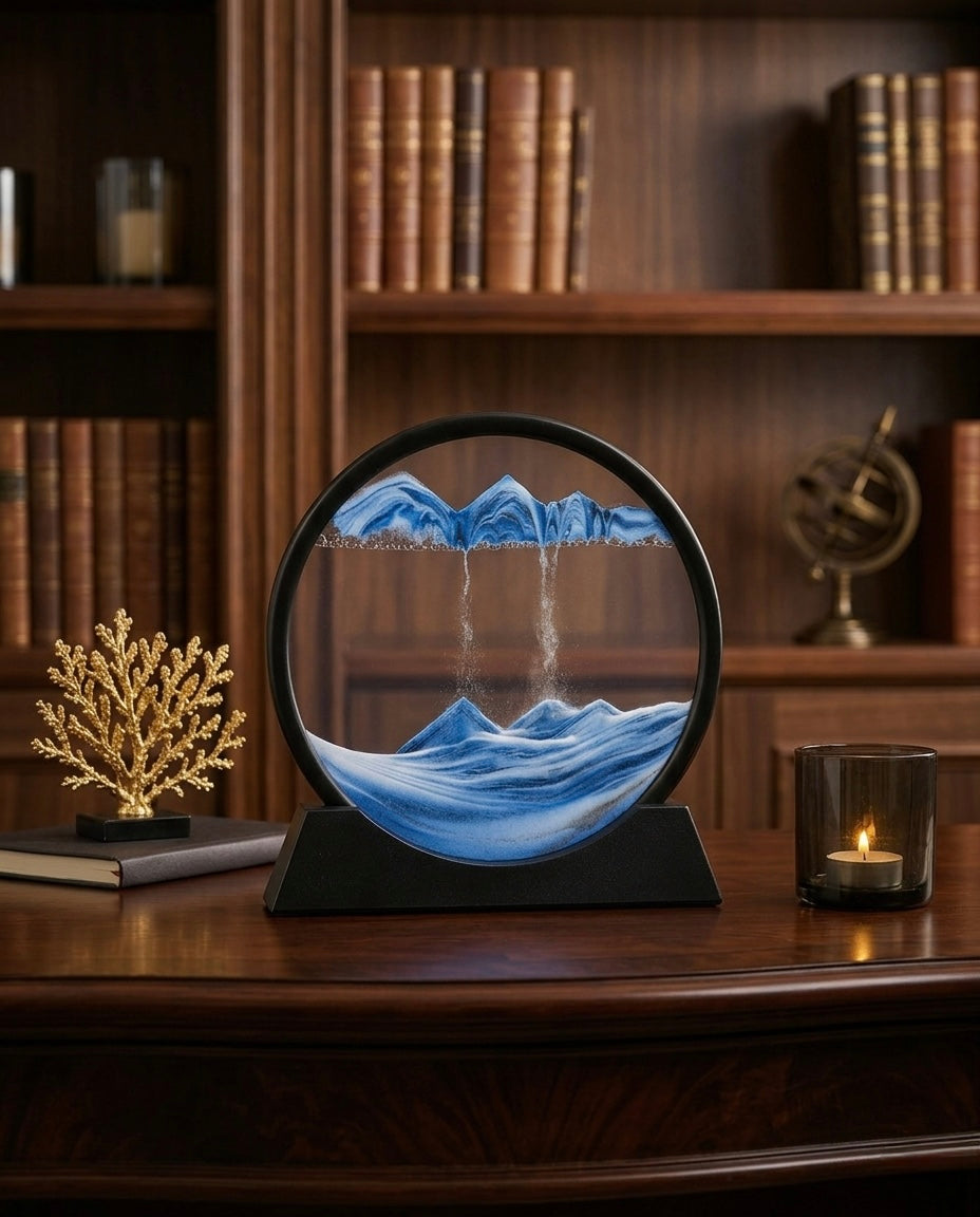 LED Mountain Art Table Lamp – Luxury Ambient Décor Light