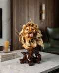 Lion Head Decorative Statue – Bold Luxury Statement Piece