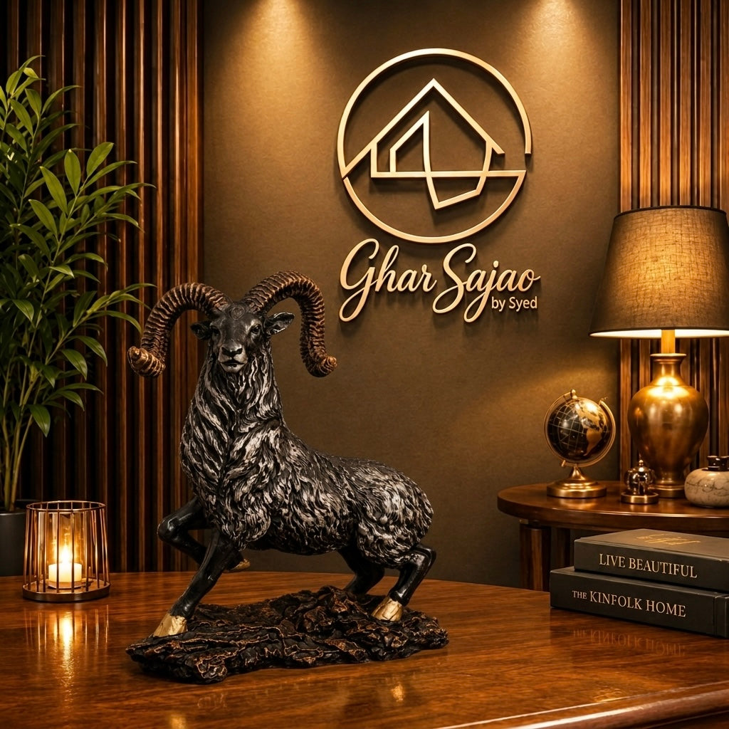 Premium Table Marcopolo Sheep Sculpture