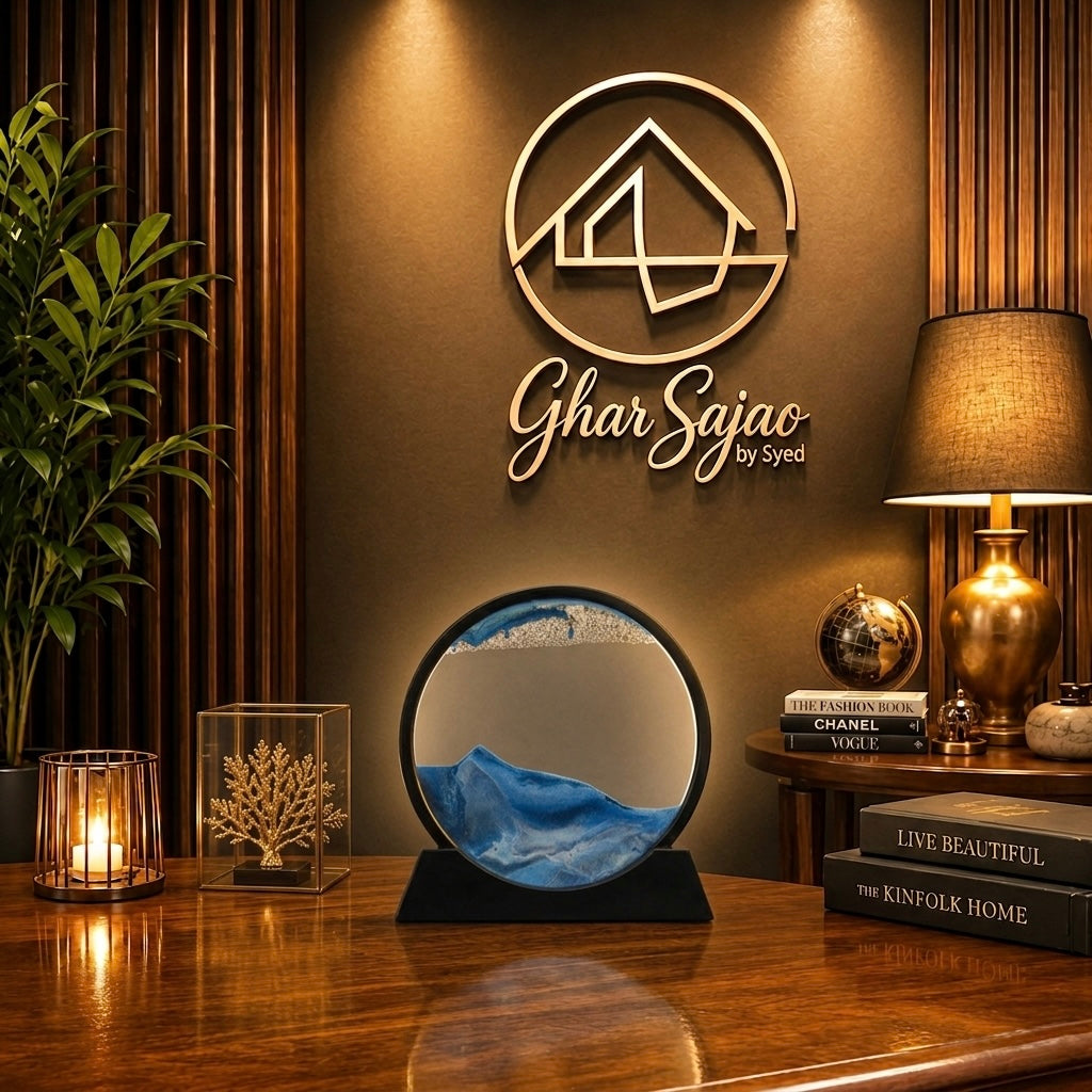 LED Mountain Art Table Lamp – Luxury Ambient Décor Light